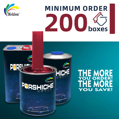 High gloss environmentally friendly and low VOC red car repair and painting