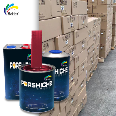 High gloss environmentally friendly and low VOC red car repair and painting