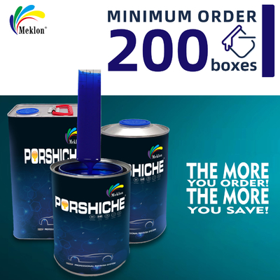 Bright Blue Automotive Paint Scratch-Free Glossy Finish 2:1 Mix Ratio