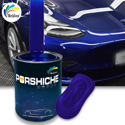 Bright Blue Automotive Paint Scratch-Free Glossy Finish 2:1 Mix Ratio