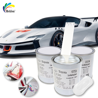 070 Sparkling Pearl White Automotive Paint OEM Color Match