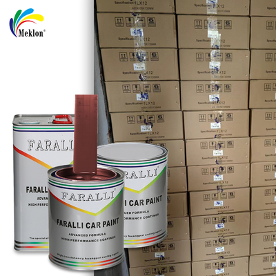 Red High Performance Automotive Auto Refinish Repair Coating Car Paint Cooper Powder Car Paint Drying Time 2-3 Hours
