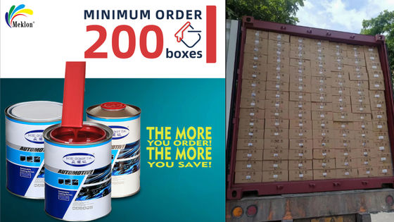 1K Red Car Refinish Paint Independent R D And Production Teams With Masterbatch Charts And Color Cards