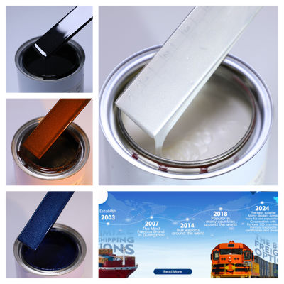 Super White Refinish Car Paint Smooth Finish Practical For FAW Toyota 040