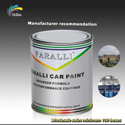 Good Quality Car Refinish Paint Automotive Spray Coating 1K Pure Black Paint