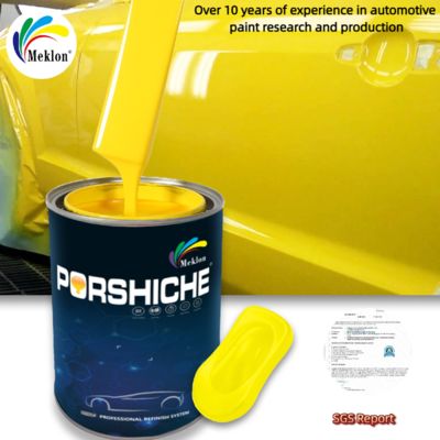 High Temperature Is Not Easy To Change Yellow Pearl Car Paint Has MSDS Report