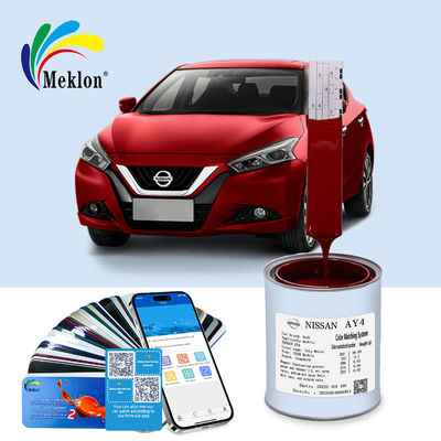 Rose Red Ready Mixed Car Paint Durable Wear Resistant UV Protection