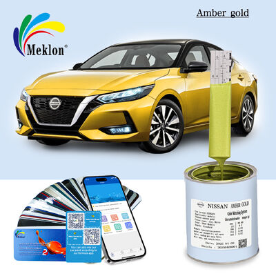 Excellent Color Matching CAM Amber Gold Automotive Refinish Paint For Nissan