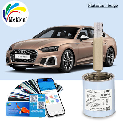 Durable Ready Mixed Car Paint for Audi LSIU Platinum Beige Models by Meklon