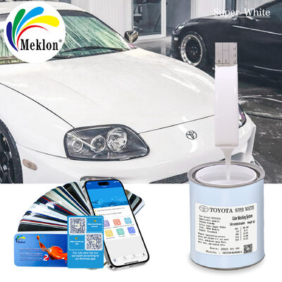 Super White Refinish Car Paint Smooth Finish Practical For FAW Toyota 040