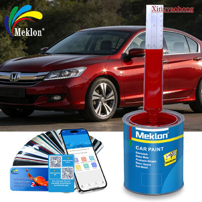 Practical Harmless Pearlescent Red Car Paint Anti Oxidation Mixed Automotive Paint