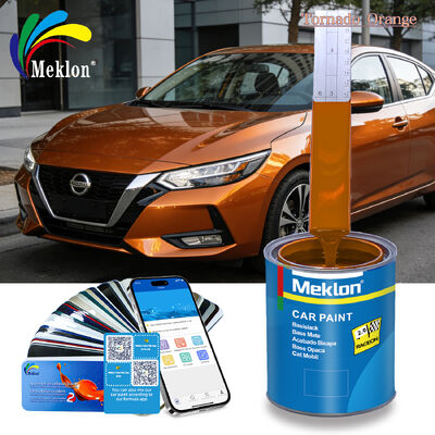Tornado Orange Refinish Car Paint For Dongfeng Nissan Sylphy Vibrant And Durable Finish