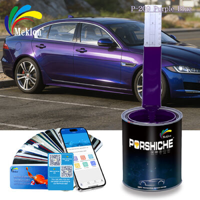 ​High Covering Power Refinish Deep And Full Tone Refinish Car Paint P-209 Purple Blue For Vehicles