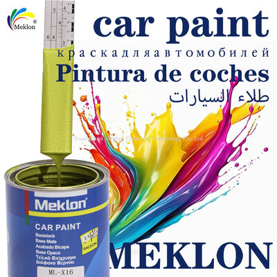 Meklon Emerald Yellow Refinish Acrylic Liquid Coating Car Paint for Spray Application and Car Repair