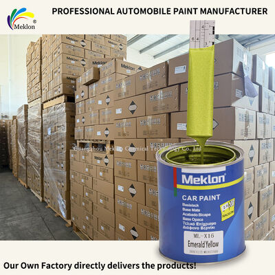 Meklon Emerald Yellow Refinish Acrylic Liquid Coating Car Paint for Spray Application and Car Repair
