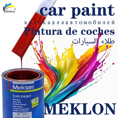 Meklon Bright Red Pearl High Chroma Scratch-resistant Refinish Car Paint for Auto Repair