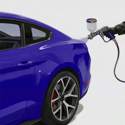 Meklon MK-208 2K Blue Scratch Resistant Low VOC Emissions Refinish Car Paint for Automotive Repair