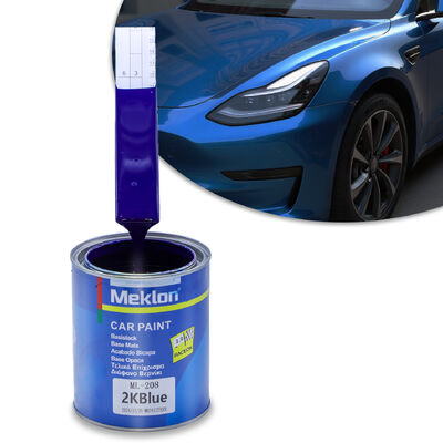Meklon MK-208 2K Blue Scratch Resistant Low VOC Emissions Refinish Car Paint for Automotive Repair