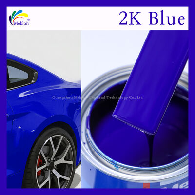 Meklon MK-208 2K Blue Scratch Resistant Low VOC Emissions Refinish Car Paint for Automotive Repair
