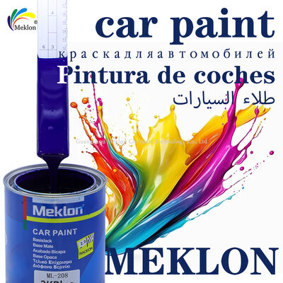 Meklon MK-208 2K Blue Scratch Resistant Low VOC Emissions Refinish Car Paint for Automotive Repair