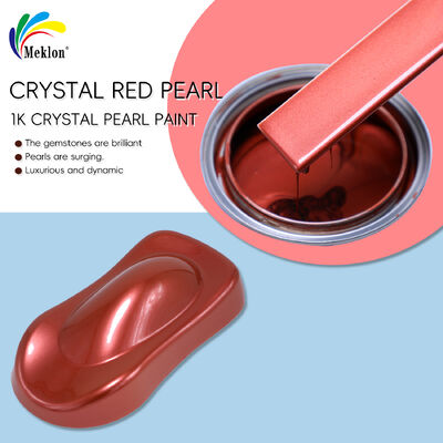 Meklon MK-X-02 Crystal Red Pearl Industrial Car Refinish Spray Paint Acrylic Liquid Coating Manufacturer Factory Price