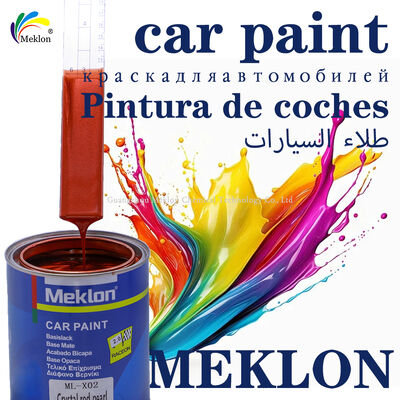 Meklon MK-X-02 Crystal Red Pearl Industrial Car Refinish Spray Paint Acrylic Liquid Coating Manufacturer Factory Price