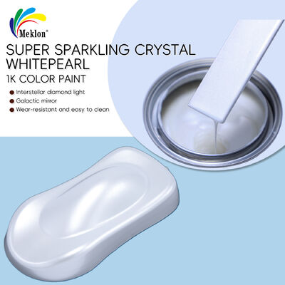 100% Matched Mk-X-11 Acrylic Car Refinish Paint Spray 1k Basecoat High Shining Crystal White Pearl Car Paint For Car Repair