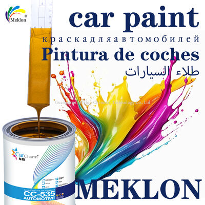 100% Matched MK-M418 Acrylic Refinish Car Paint Spray 1K Basecoat Golden Silver (yellow) Car Paint for Car Repair