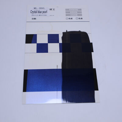 High Gloss Crystal Blue Pearl Acrylic Automotive Car Refinish Paint Weather Resistant Car Paint for Car Repair