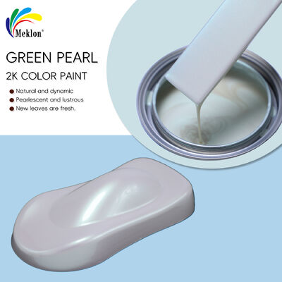 Acrylic Resin Green Pearl Scratch Resistant Low VOC Refinish Car Paint for Automotive Repair