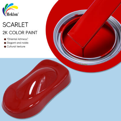 2K Scarlet Acrylic Car Paint for Auto Repair & Renovation