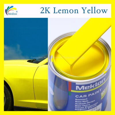 2K Lemon Yellow Acrylic Paint Automotive Car Refinish Coating & Paintt Industrial Use Car Repair & Renovation