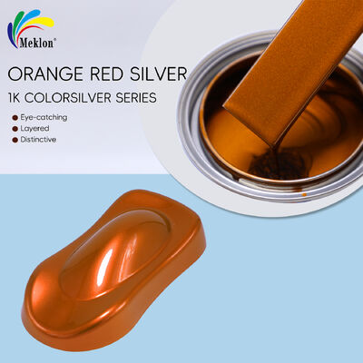 Fast Drying 1K Orange Red Silver Acrylic Paint Automotive Car Refinish Coating & Paint Industrial Use Car Repair & Renovation