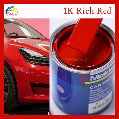 Weather Resistant 1K Rich Red Acrylic Paint Automotive Coating & Paint