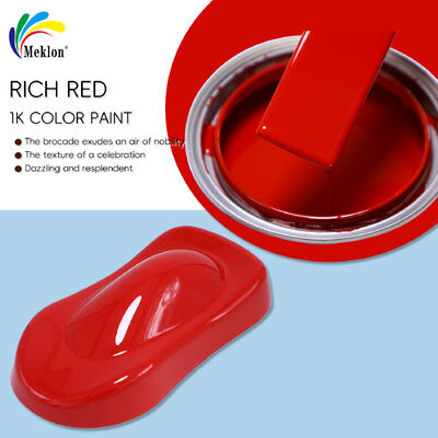 Weather Resistant 1K Rich Red Acrylic Paint Automotive Coating & Paint