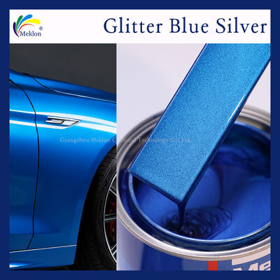 Glitter Blue Silver 1K Acrylic Car Repair Paint - Professional Bulk Supply