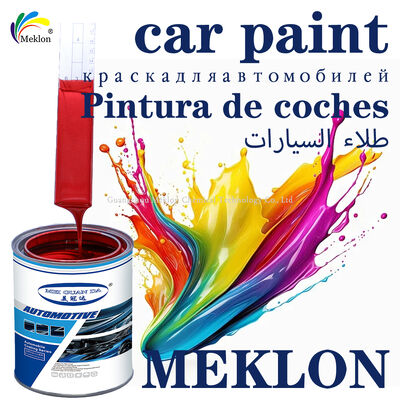 Refinish Car Paint professional automotive paint designed for application and excellent adhesion on various car body panels X09 Glitter Red Silver