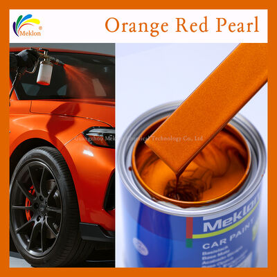 High Solid Orange Red Pearl Automotive Paint Anti-Fade Custom Car Paint OEM & ODM