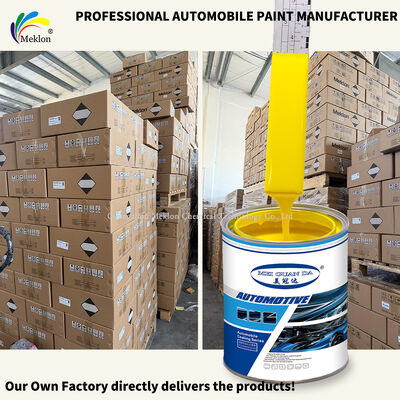 2K Lemon Yellow Automotive Paint Tinter High Chroma Green-Phase Yellow for Color Mixing