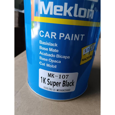 ML-137P 1K Pure Black Acrylic Car Paint High Gloss Solid Color Automotive Refinishing Paint For Car Body Repair
