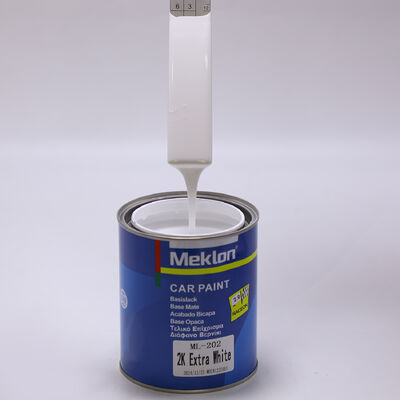 Meklon ML-202 2K Extra White Automotive Refinish Paint High Coverage Solid White 2K Top Coat for Car Body Repair