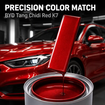 Custom Private Label 1K Color System BYD Tang Chidi Red K7 with OEM Color Matching Database Thousands of Colors