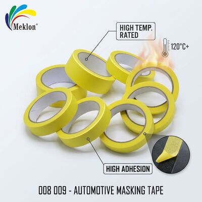 Multi functional high-temperature and high viscosity adhesive tape for automotive spray painting 008, 009