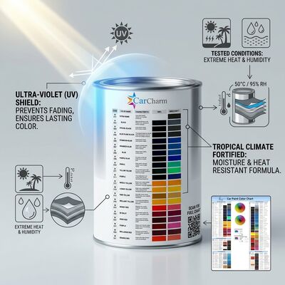 Manufacturer's Hot Selling UV Resistant Acrylic Car Repair Paint