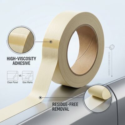 Chinese Made Car Masking Tape Factory Price Sales
