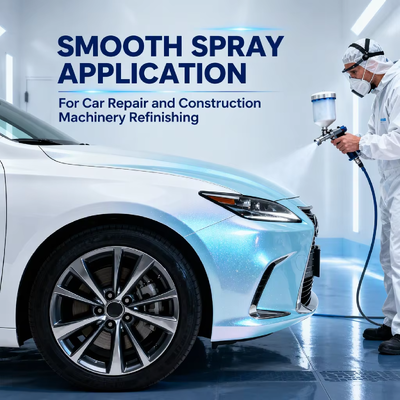360 Blue Pearl 1K Crystal Blue Pearl Acrylic Automotive Paint High Gloss Refinish Coating for Car Body Repair