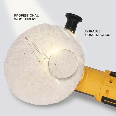 Chinese Manufacturers Use Single-sided And Double-sided Wool Balls For Car Paint Surface Care And Polishing