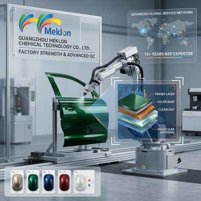 Green Car Paint Top Coat With Advanced Facilities Strong Adhesion Auto Painting