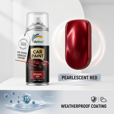 SGS Harmless Red Pearl Automotive Paint Weatherproof Pearlescent Car Spray Paint