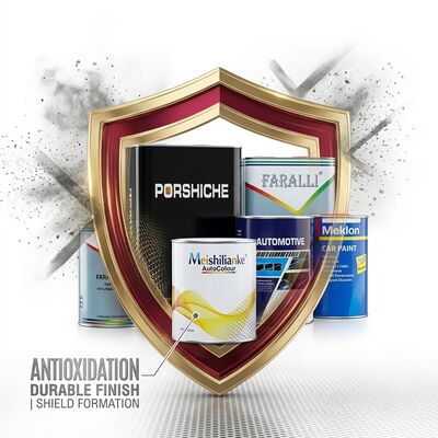 Heatproof Durable Red Automotive Paint Anti Oxidation Metallic Red Car Paint